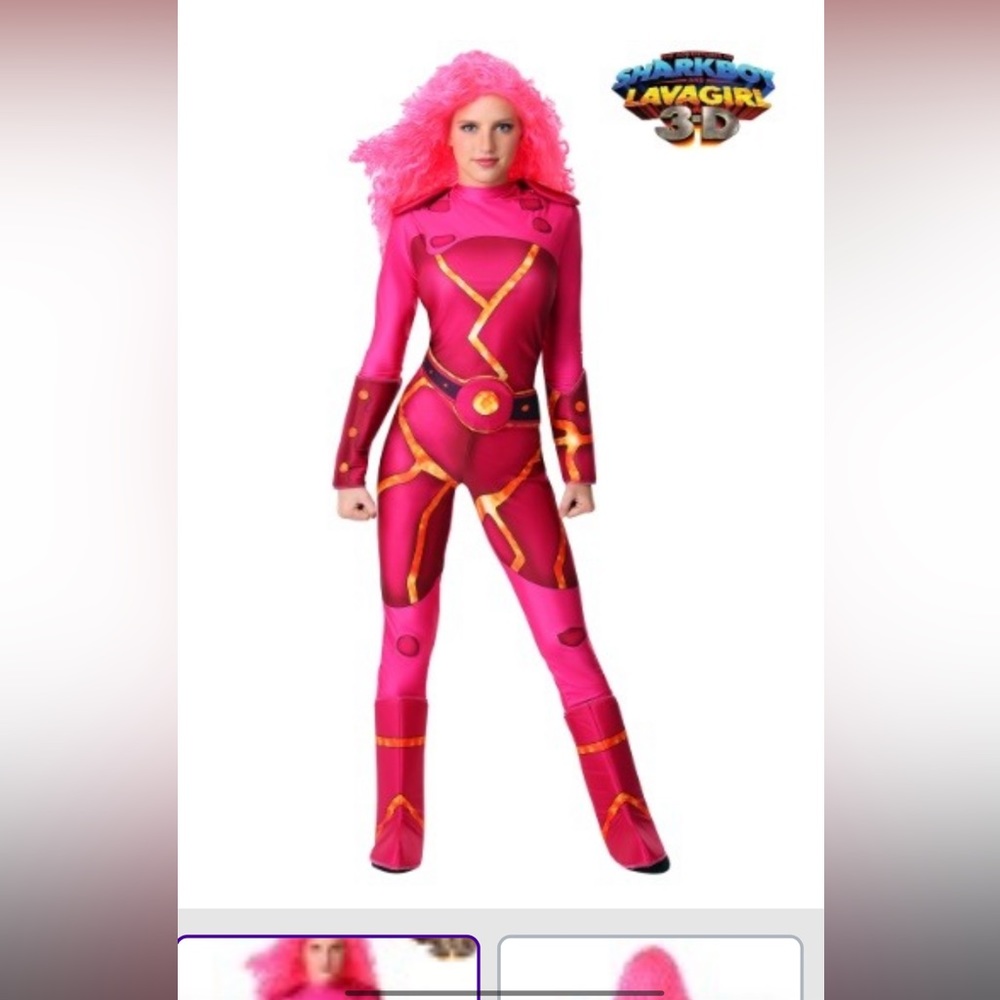 Lava girl costume